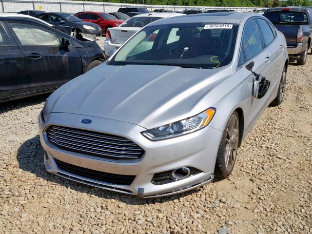 3FA6P0K93GR287643 - 2016 FORD FUSION TIT SILVER photo 2