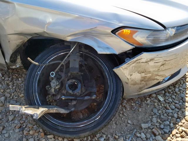 3FA6P0K93GR287643 - 2016 FORD FUSION TIT SILVER photo 9