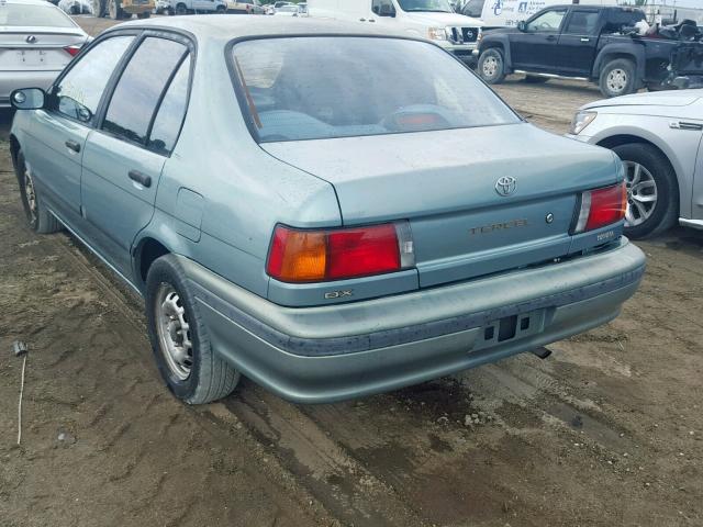 JT2EL43T0R0487846 - 1994 TOYOTA TERCEL DX GREEN photo 3