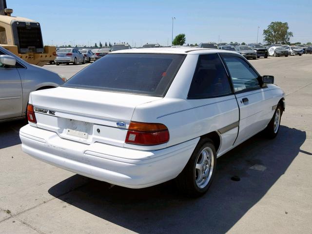 1FAPP11J8NW127239 - 1992 FORD ESCORT LX WHITE photo 4