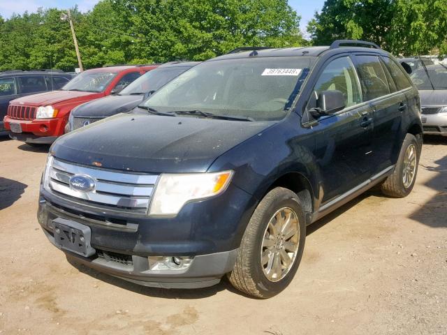 2FMDK49C48BB31177 - 2008 FORD EDGE LIMIT BLUE photo 2