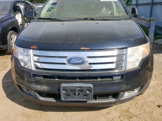 2FMDK49C48BB31177 - 2008 FORD EDGE LIMIT BLUE photo 9