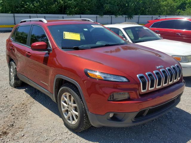 1C4PJMCBXEW258305 - 2014 JEEP CHEROKEE L RED photo 1