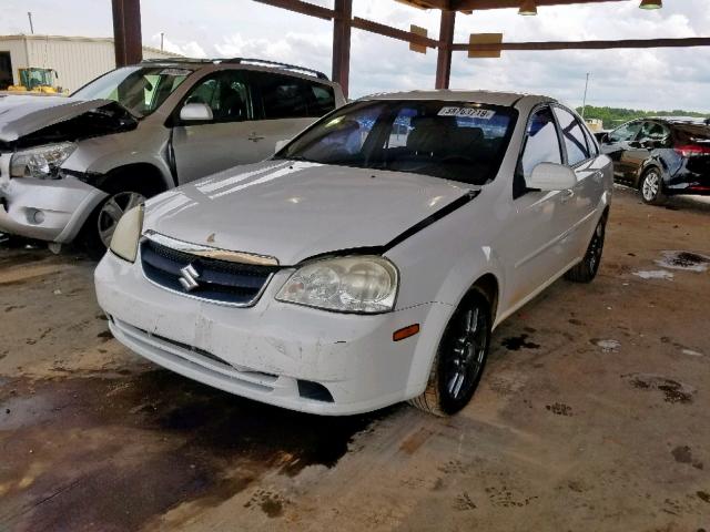 KL5JD56Z08K797206 - 2008 SUZUKI FORENZA BA WHITE photo 2