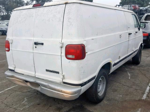 2B7HB21Y8VK565261 - 1997 DODGE RAM VAN B2 WHITE photo 4