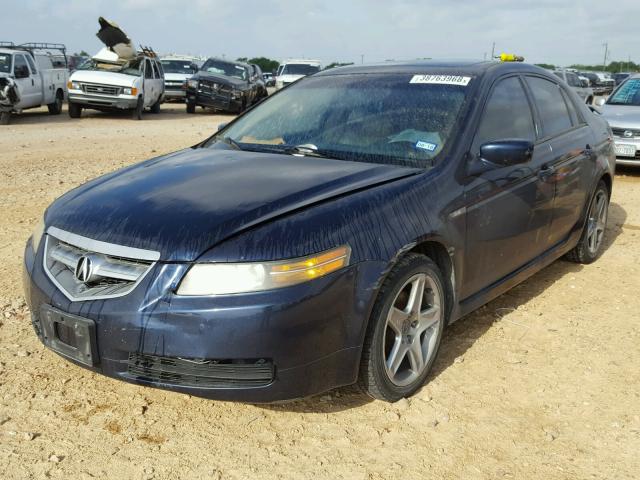 19UUA662X4A057656 - 2004 ACURA TL BLUE photo 2