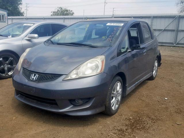 JHMGE8H50BC008033 - 2011 HONDA FIT SPORT CHARCOAL photo 2