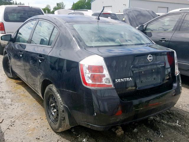 3N1AB61E78L739458 - 2008 NISSAN SENTRA 2.0 BLACK photo 3