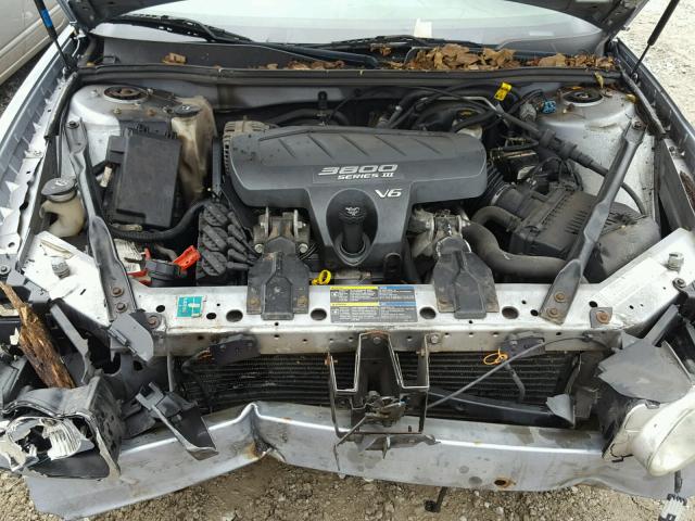 2G4WD532751356235 - 2005 BUICK LACROSSE C SILVER photo 7