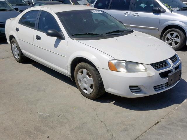 1B3EL36R74N386852 - 2004 DODGE STRATUS SE WHITE photo 1