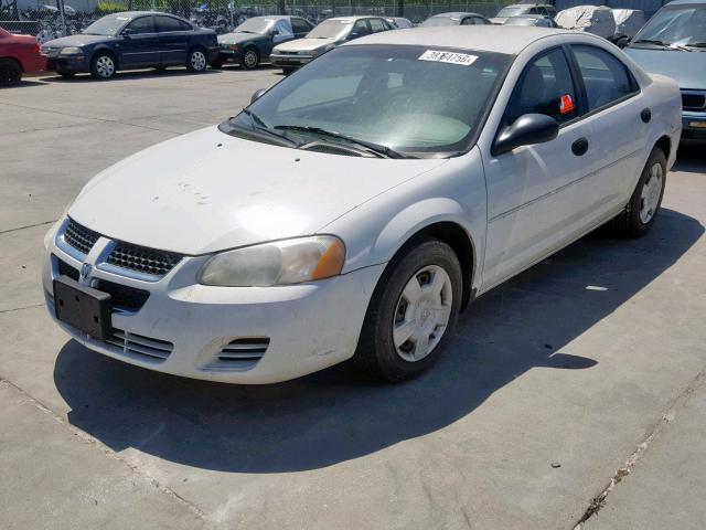 1B3EL36R74N386852 - 2004 DODGE STRATUS SE WHITE photo 2