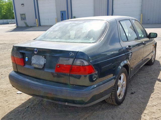 YS3EF48Z8X3039242 - 1999 SAAB 9-5 SE GREEN photo 4