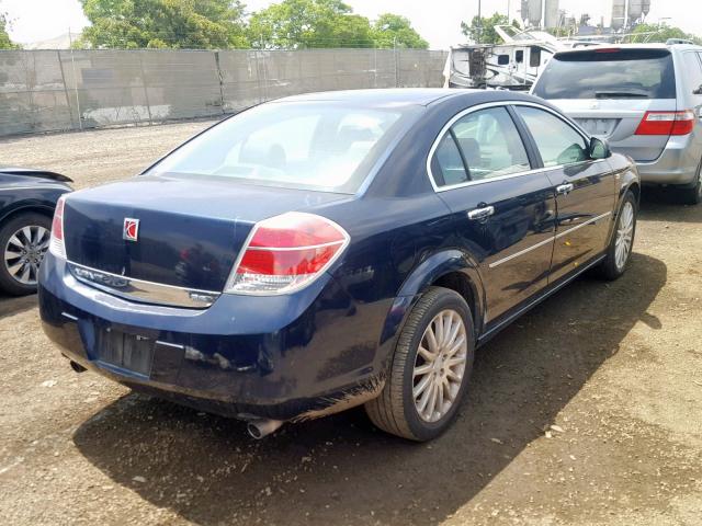 1G8ZV57767F297639 - 2007 SATURN AURA XR BLUE photo 4