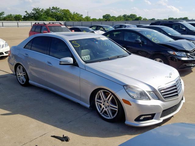 WDDHF7CB6AA051155 - 2010 MERCEDES-BENZ E 550 SILVER photo 1