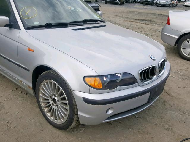 WBAEU334X3PH90056 - 2003 BMW 325 XI SILVER photo 9