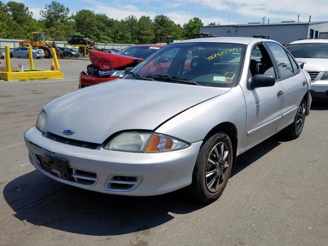 1G1JF5242Y7236631 - 2000 CHEVROLET CAVALIER L SILVER photo 2