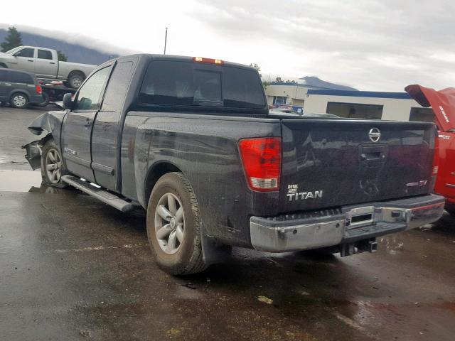 1N6BA0CA8DN313684 - 2013 NISSAN TITAN S BLACK photo 3