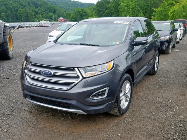 2FMPK4J80GBB32555 - 2016 FORD EDGE SEL CHARCOAL photo 2