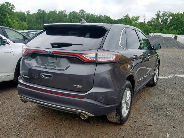 2FMPK4J80GBB32555 - 2016 FORD EDGE SEL CHARCOAL photo 4