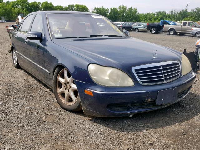 WDBNG84J43A348318 - 2003 MERCEDES-BENZ S 500 4MAT BLUE photo 1