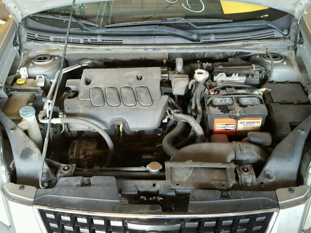 3N1AB61EX9L655782 - 2009 NISSAN SENTRA 2.0 SILVER photo 7