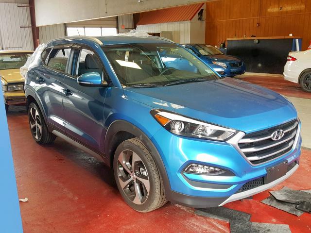 KM8J3CA28HU497974 - 2017 HYUNDAI TUCSON LIM BLUE photo 1