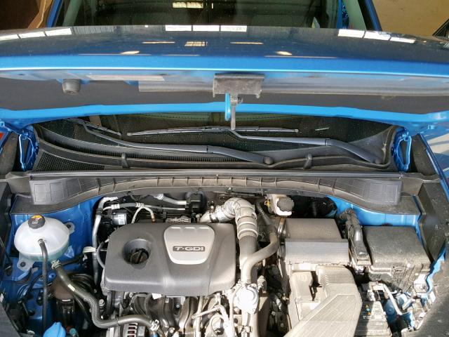 KM8J3CA28HU497974 - 2017 HYUNDAI TUCSON LIM BLUE photo 7