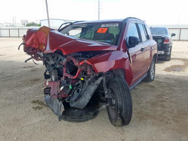 1J4FT47A09D194181 - 2009 JEEP COMPASS SP წითელი ფოტო 2