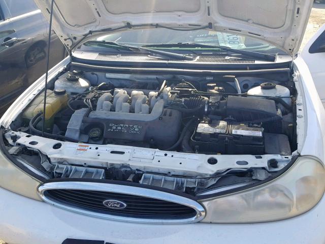 1FAFP66L5YK136446 - 2000 FORD CONTOUR SE WHITE photo 7