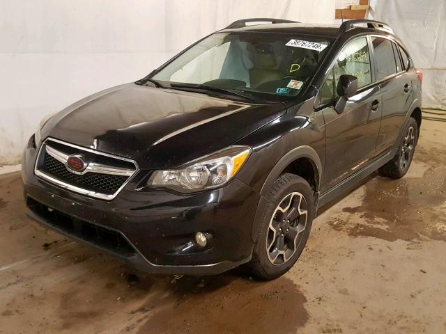 JF2GPAGC1DH828275 - 2013 SUBARU XV CROSSTR BLACK photo 2