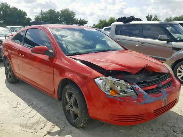 1G1AT18H097108434 - 2009 CHEVROLET COBALT LT RED photo 1