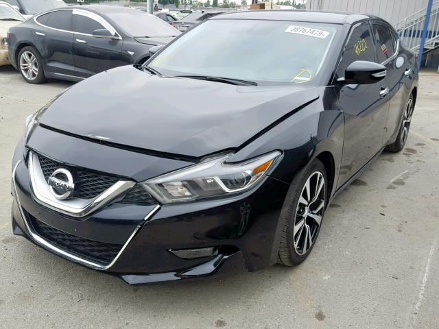 1N4AA6AP1JC380164 - 2018 NISSAN MAXIMA 3.5 BLACK photo 2