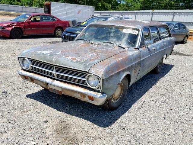 7B12T236780 - 1967 FORD FALCON GRAY photo 2