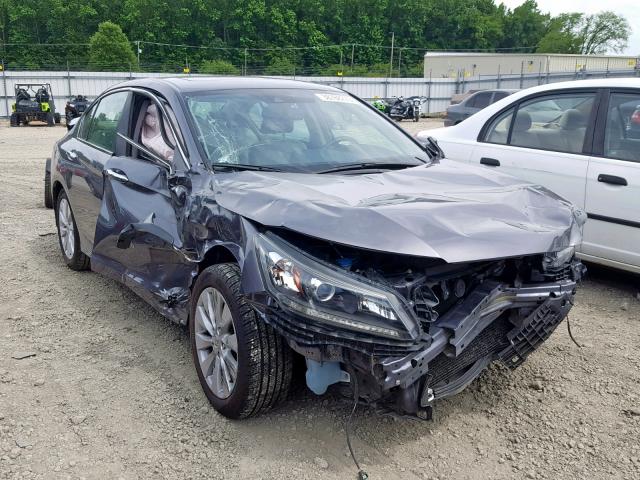 1HGCR2F8XEA080535 - 2014 HONDA ACCORD EXL SILVER photo 1