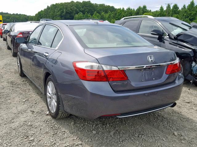 1HGCR2F8XEA080535 - 2014 HONDA ACCORD EXL SILVER photo 3