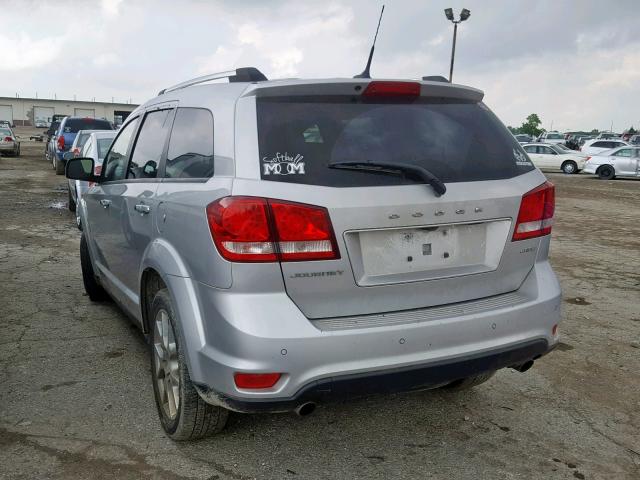 3D4PG3FG2BT537073 - 2011 DODGE JOURNEY CR GRAY photo 3