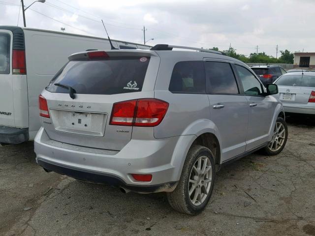 3D4PG3FG2BT537073 - 2011 DODGE JOURNEY CR GRAY photo 4