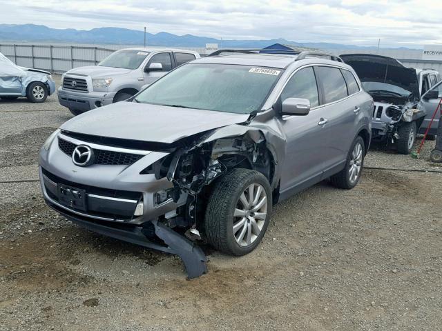 JM3TB38A190180292 - 2009 MAZDA CX-9 SILVER photo 2