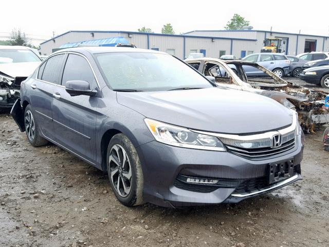 1HGCR2F87GA149636 - 2016 HONDA ACCORD EXL GRAY photo 1