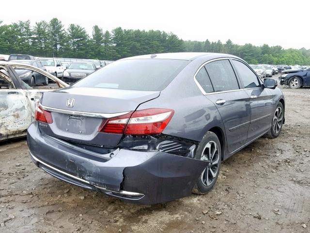 1HGCR2F87GA149636 - 2016 HONDA ACCORD EXL GRAY photo 4