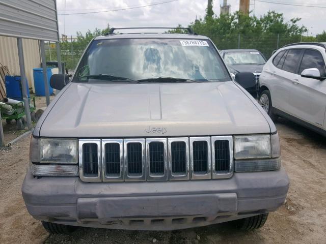 1J4FX58S3VC757001 - 1997 JEEP GRAND CHER SILVER photo 9