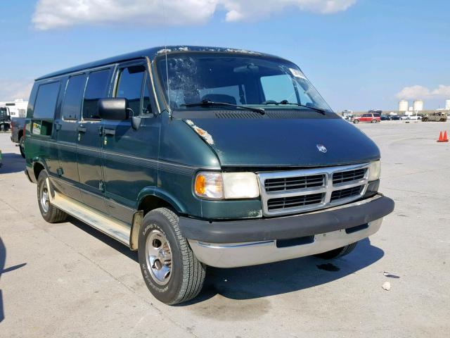 2B6HB21Y2TK186306 - 1996 DODGE RAM VAN B2 GREEN photo 1