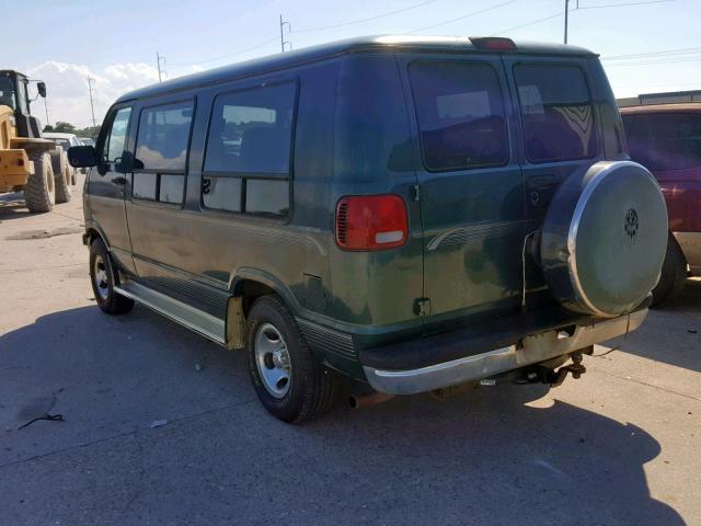 2B6HB21Y2TK186306 - 1996 DODGE RAM VAN B2 GREEN photo 3