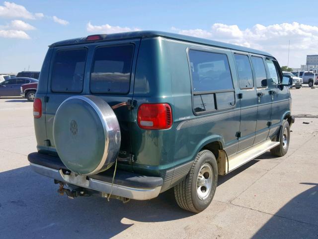 2B6HB21Y2TK186306 - 1996 DODGE RAM VAN B2 GREEN photo 4