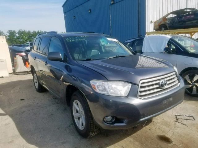 5TDJK3EH1AS040195 - 2010 TOYOTA HIGHLANDER GRAY photo 1