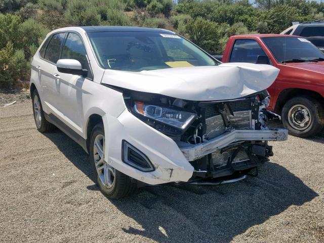 2FMPK4K89HBB21635 - 2017 FORD EDGE TITAN WHITE photo 1