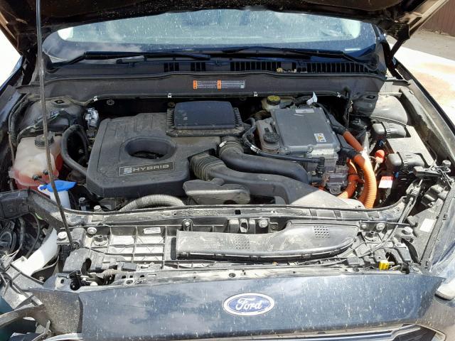 3FA6P0RU0GR250043 - 2016 FORD FUSION TIT BLACK photo 7