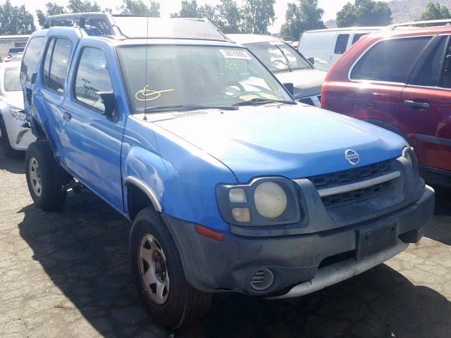 5N1DD28T42C508761 - 2002 NISSAN XTERRA XE BLUE photo 1