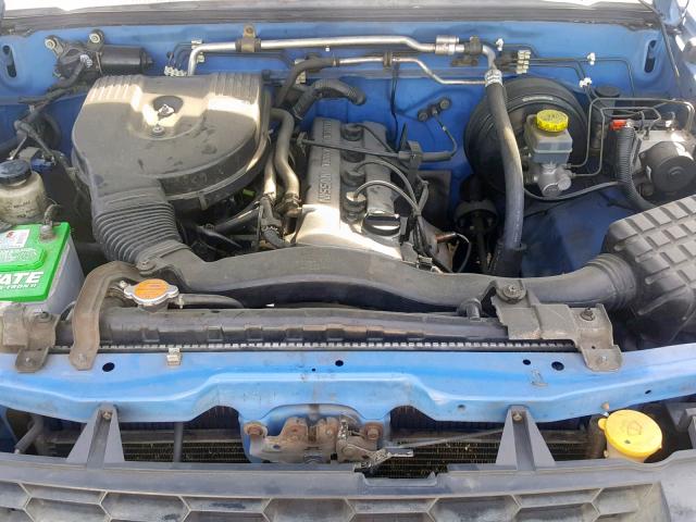 5N1DD28T42C508761 - 2002 NISSAN XTERRA XE BLUE photo 7