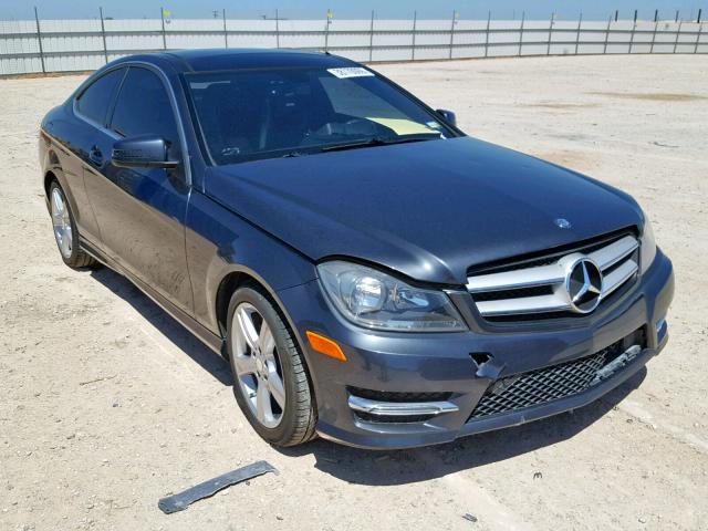 WDDGJ4HBXDG060735 - 2013 MERCEDES-BENZ C 250 GRAY photo 1